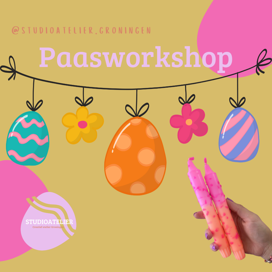 Paasworkshop kaarsen - paaseieren