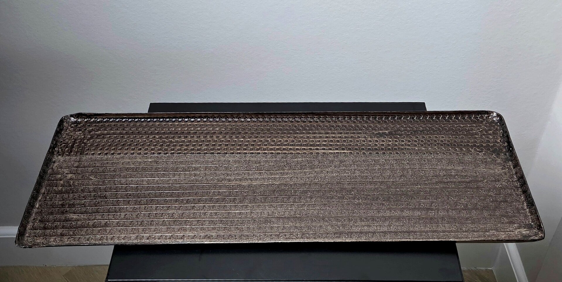 Tray artistic rechthoekig zwart/bruin