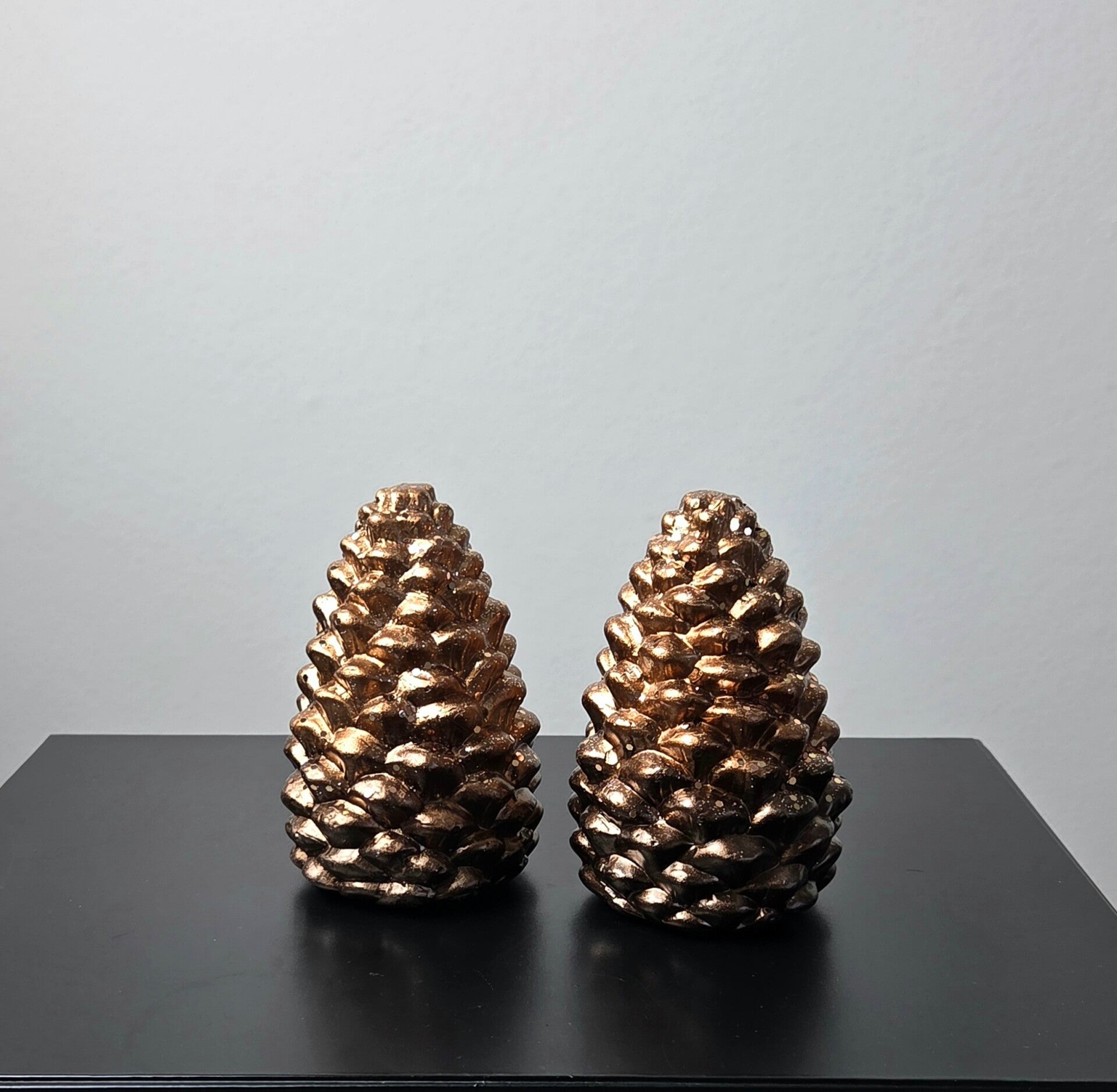 Dennenappel brons/goud (per stuk)