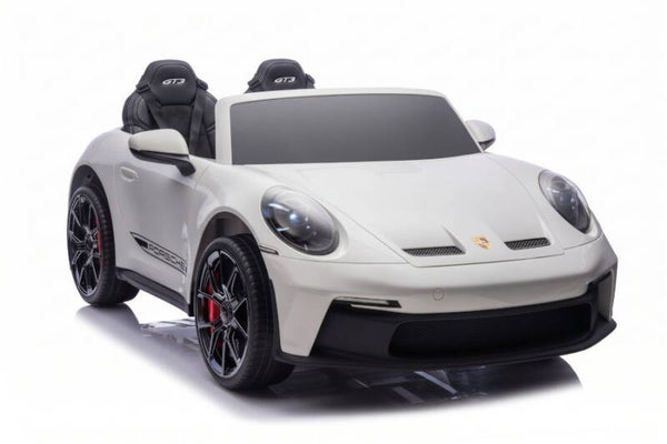 Elektro Auto „Porsche 911 GT3“ – Lizenziert – 24V10A Akku, Leise Motoren, 2,4Ghz Fernsteuerung, MP3+Ledersitz+EVA