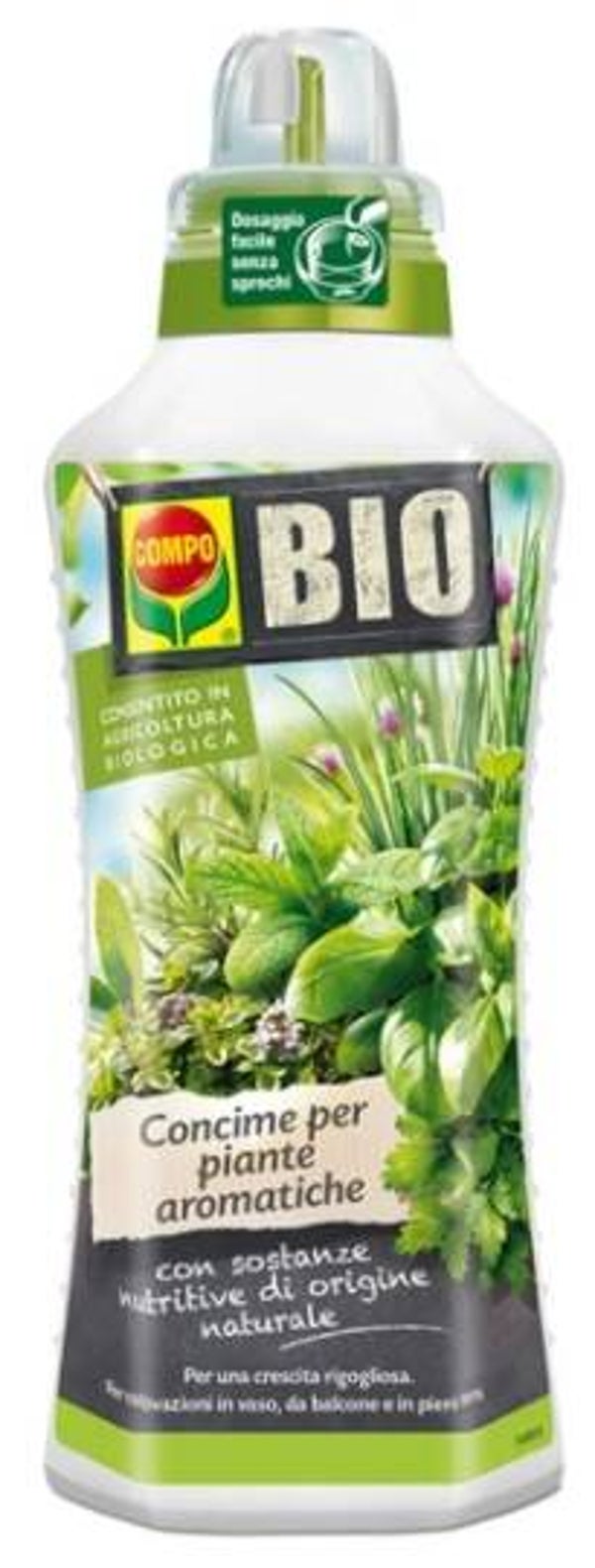 COMPO Concime Biologico per Piante Aromatiche e Peperoncini 0.5 Lt