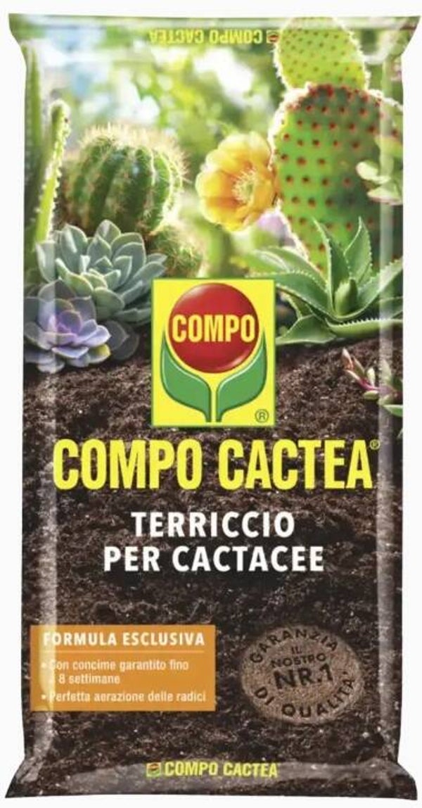 Terriccio per Cactacee COMPO CACTEA 5 Lt