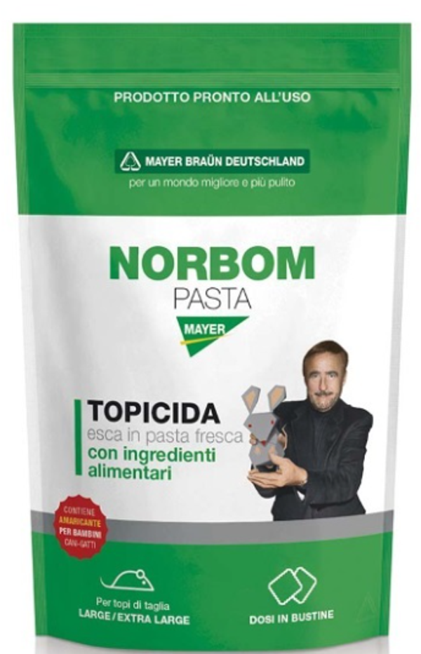 NORBOM PASTA 1500 gr, esca ratti