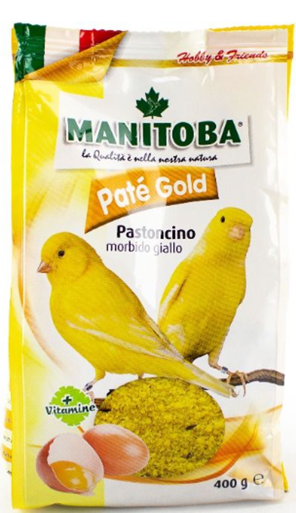 Pastoncino morbido per Canarini - Manitoba Patè Gold 400 g