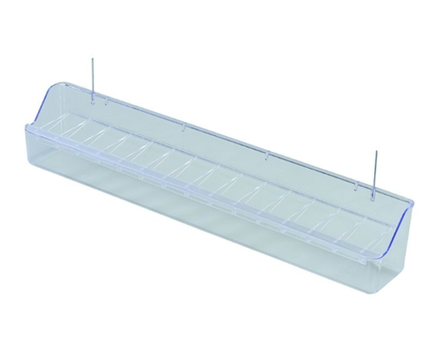Mangiatoia con griglia per voliera - 30 cm