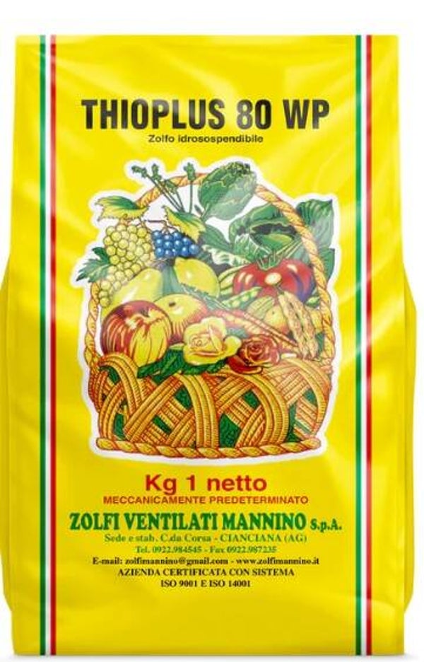 ZOLFO THIOPLUS 80 WP MANNINO - Kg 1 - BIO