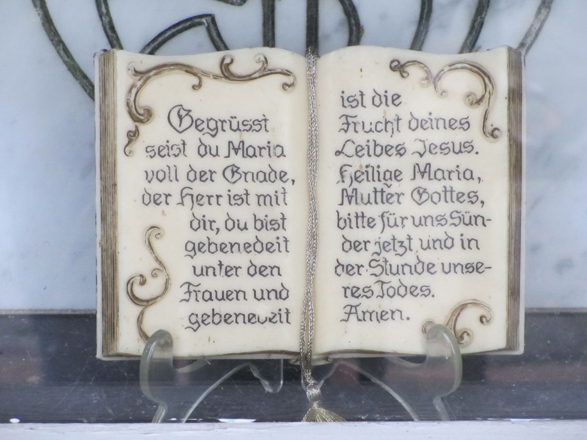 Gebed Wees gegroet Maria in het Duits | Mariakapelvinden.nl