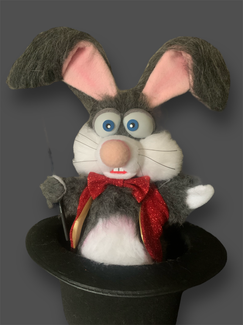 Rabbit Glove Puppet in Hat