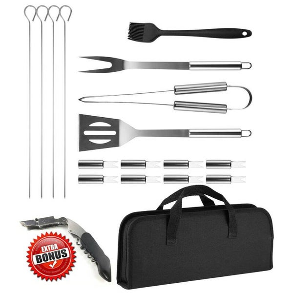 Barbeque Gereedschap Set 16-Delige