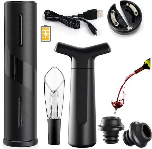 Elektrische Kurkentrekker Set - USB Oplaadbare Flessenopener