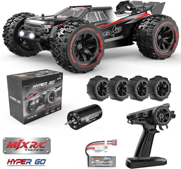 MJX Hyper Go 14210 - 4WD Brushless Truggy - Radiografisch Bestuurbare Terreinwagen
