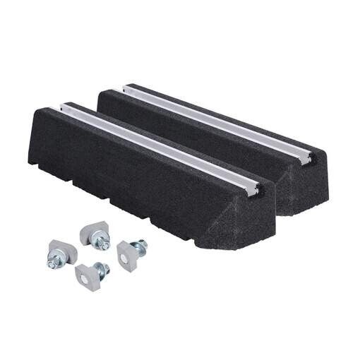 AircoBase opstellingsbalk recycled 400 mm rubberen dempers incl. bevestiging M8 x 40 mm (set a 2 stuks)