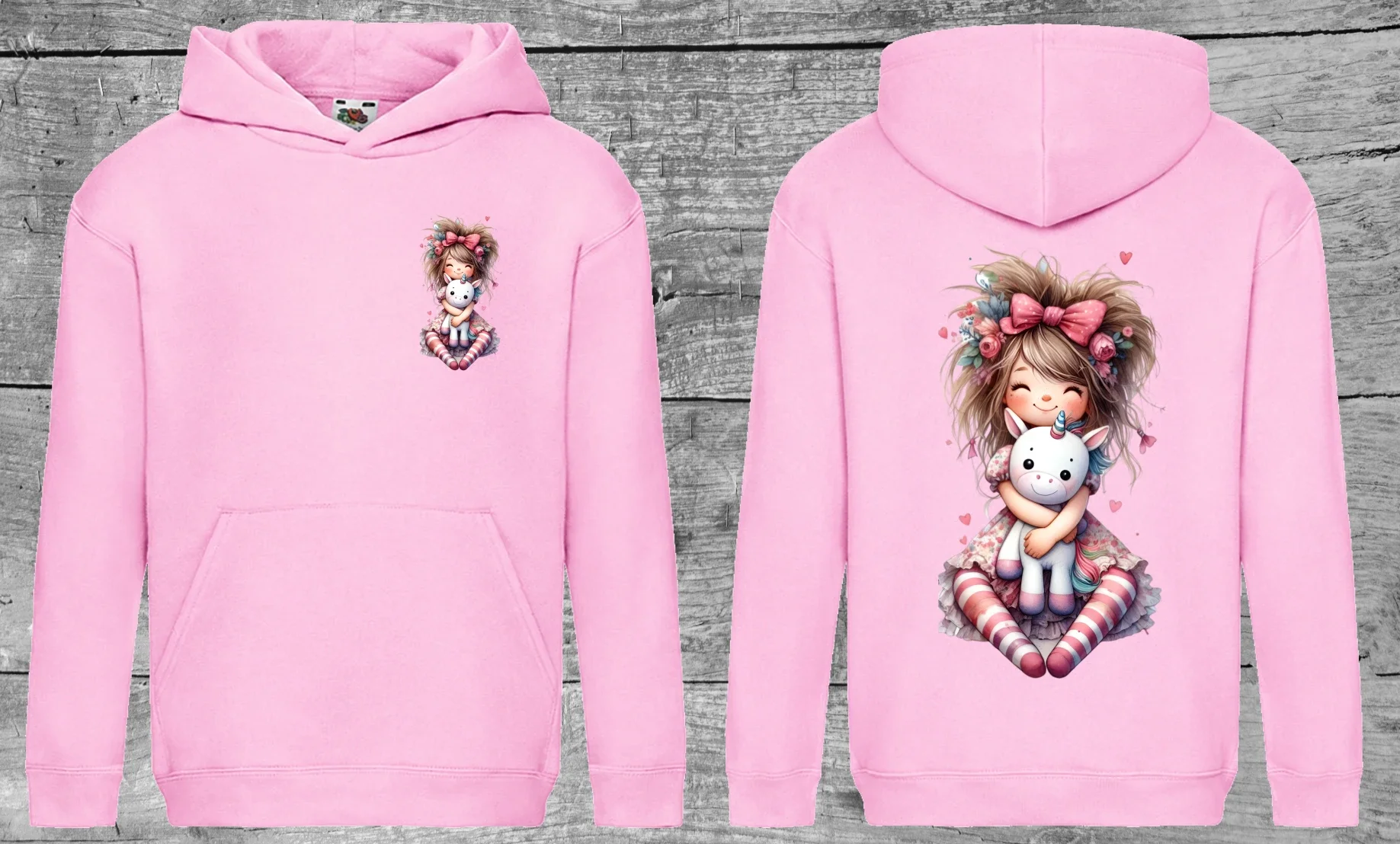 Hoodie - Unicorn Girl (A)