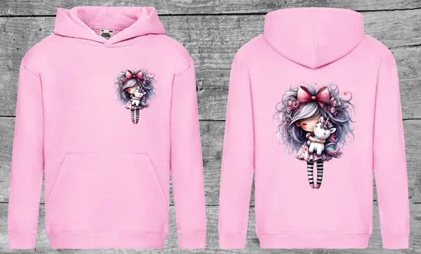 Hoodie - Unicorn Girl (B)
