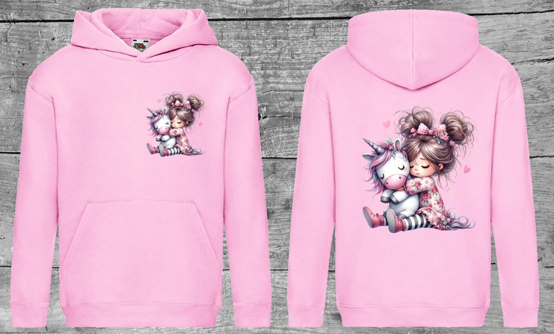 Hoodie - Unicorn Girl (C)