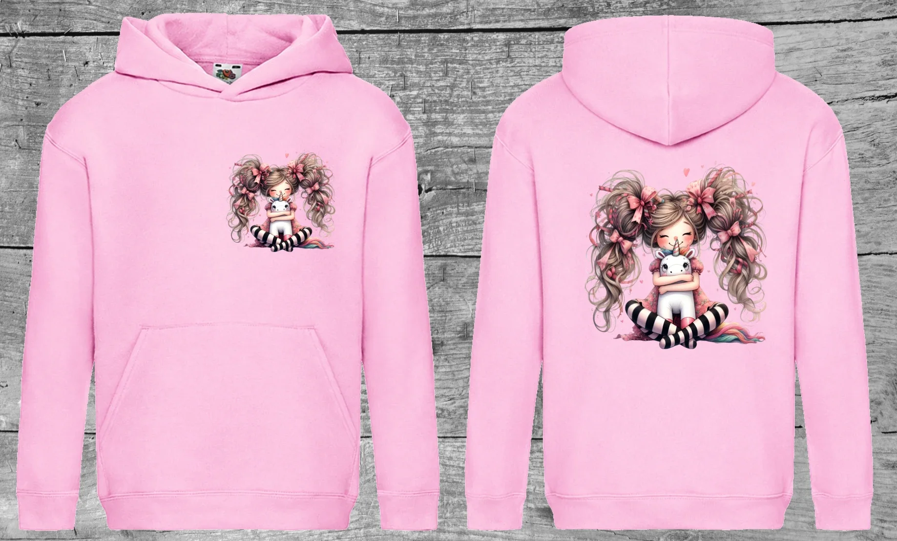 Hoodie - Unicorn Girl (D)