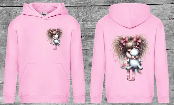 Hoodie - unicorn Girl (E)