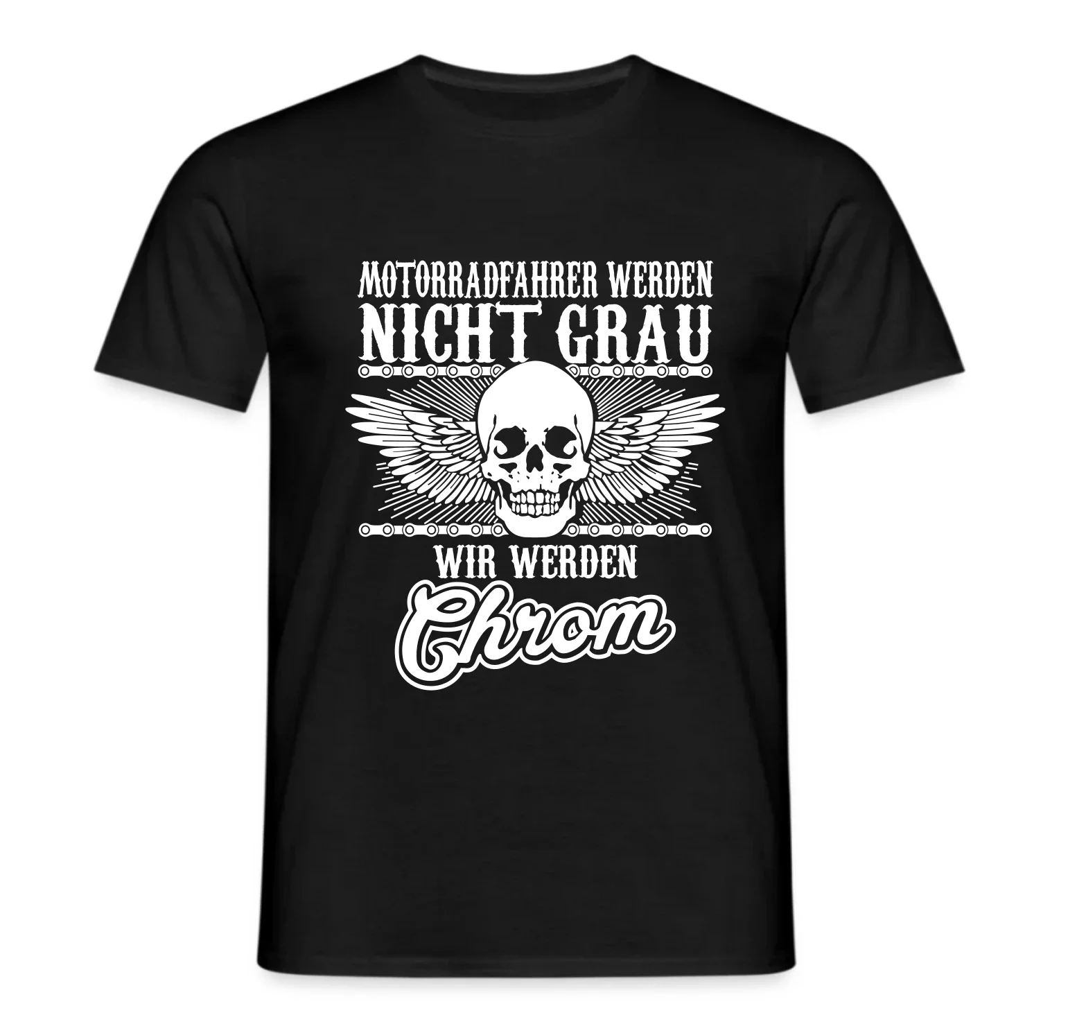 T-Shirt - Motorradfahrer werden nicht grau
