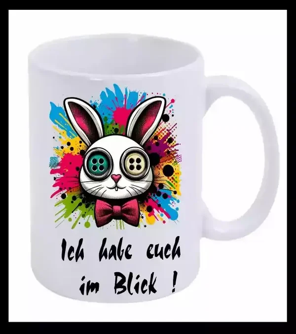 Tasse Knopfi - Ich hab euch im Blick