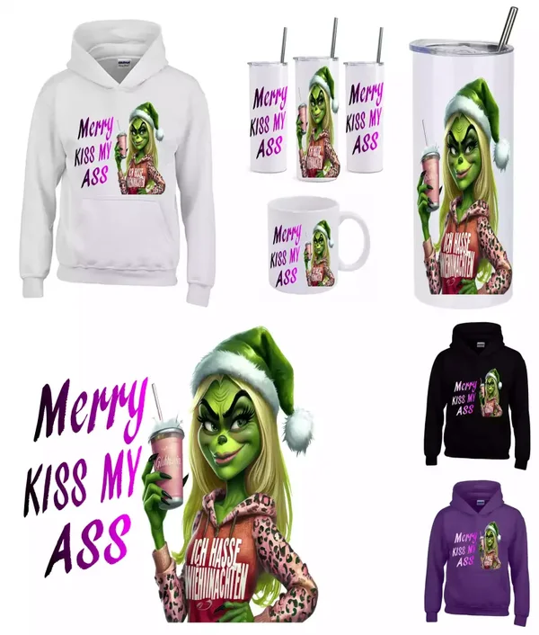 Mrs Finch / Merry Kiss Your Ass Tumbler