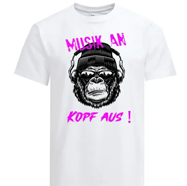 T- Shirt - Musik an , Kopf aus!
