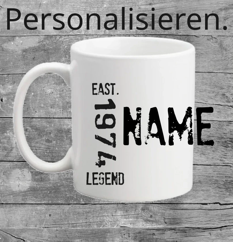 Personalisierbare Legenden - Tasse
