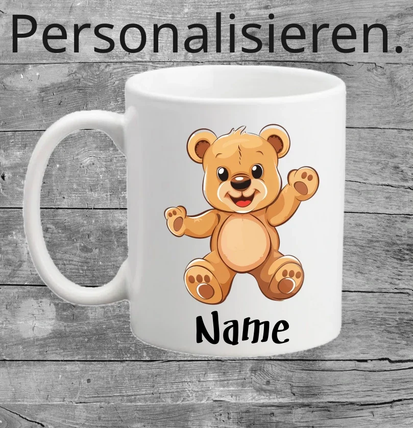 Personalisierbare Kindertasse Bärchen