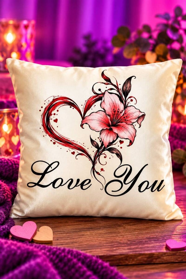 Kissen (Satin) - Love you