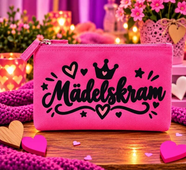Kosmetiktasche „Mädelskram“