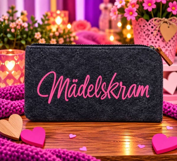 Filztasche / Etui „Mädelskram