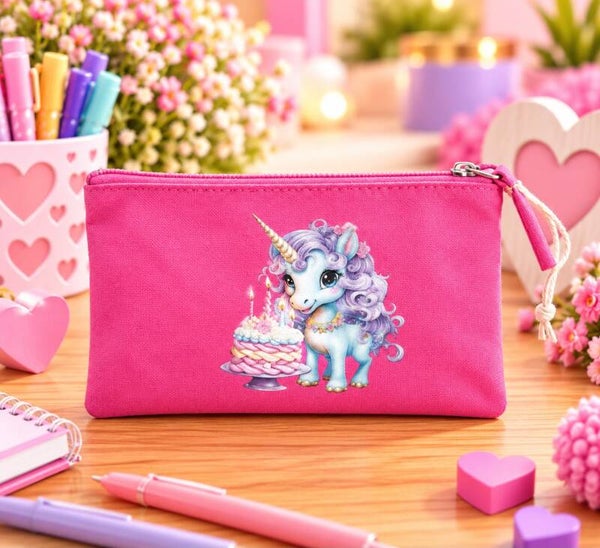 Kinder-Federmäppchen „Zauberhaftes Einhorn“