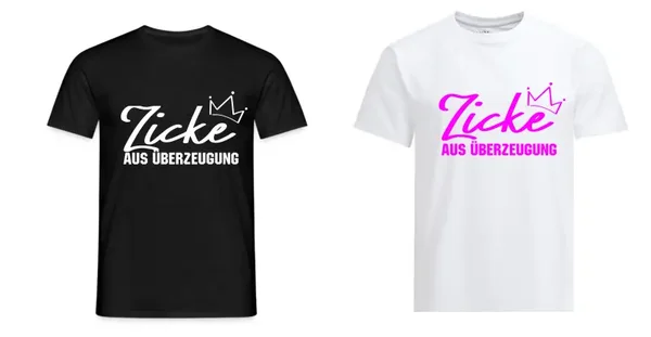 T-Shirt - Zicke aus Überzeugung
