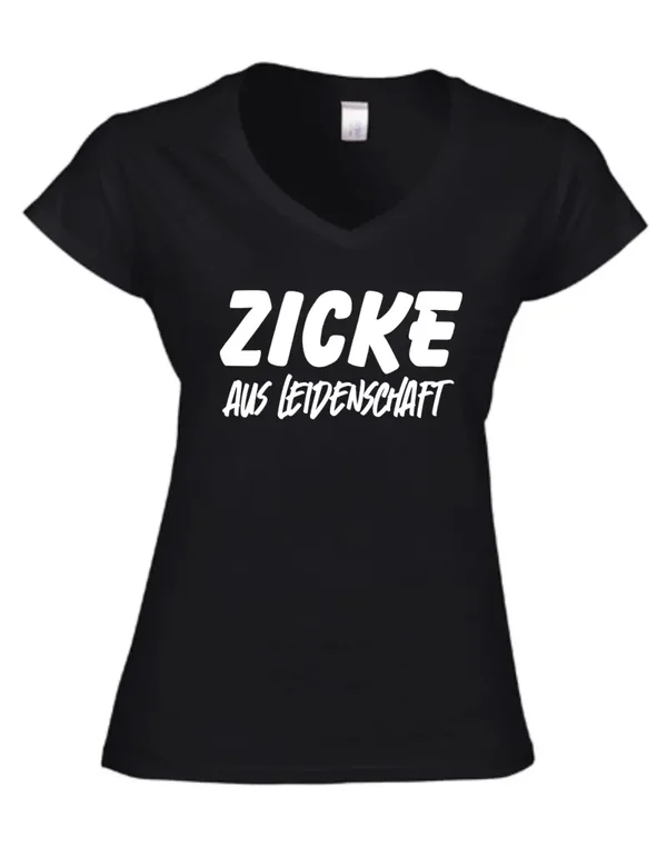 T-Shirt - Zicke aus Leidenschaft (Damen T-Shirt)