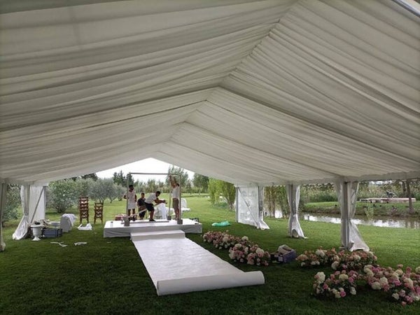 Velum structure lycra blanc