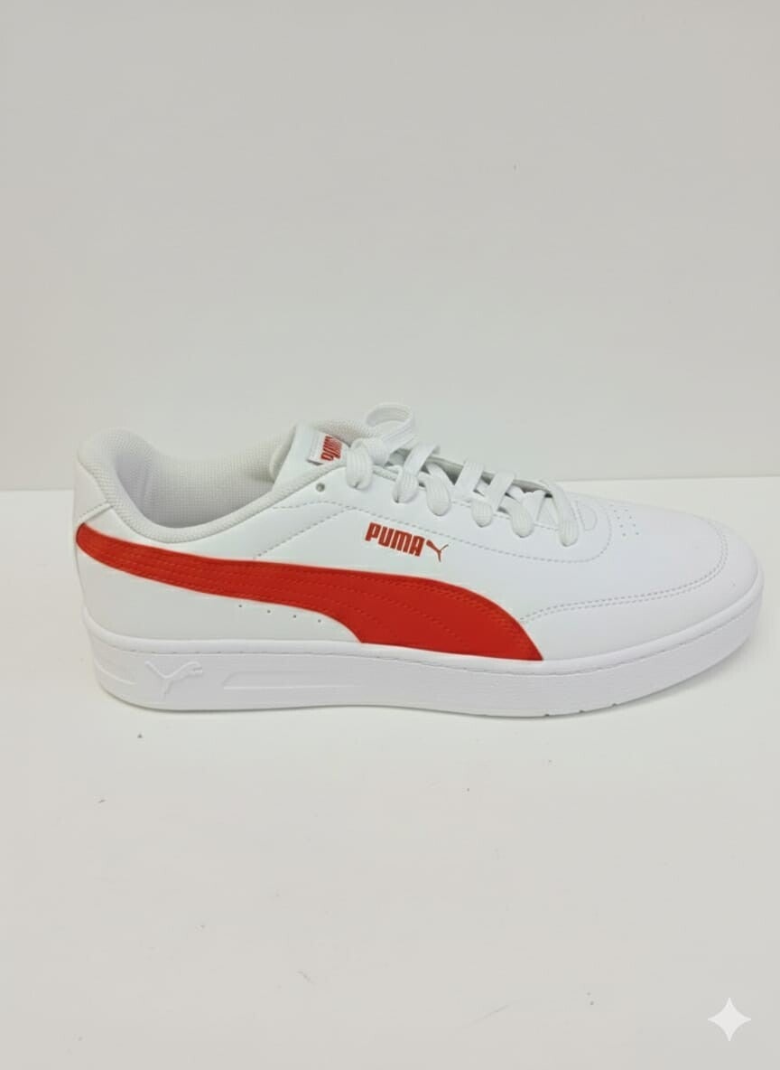 Court Classic Clean White-For All Time Red