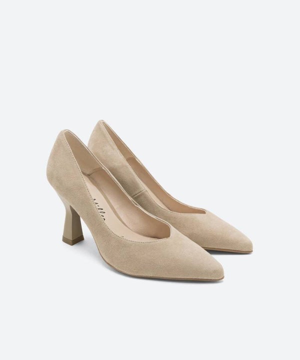 Zapato De Salón Taupe Alina