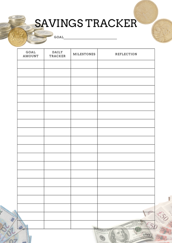 Money Micro Habit Tracker (Savings Tracker)