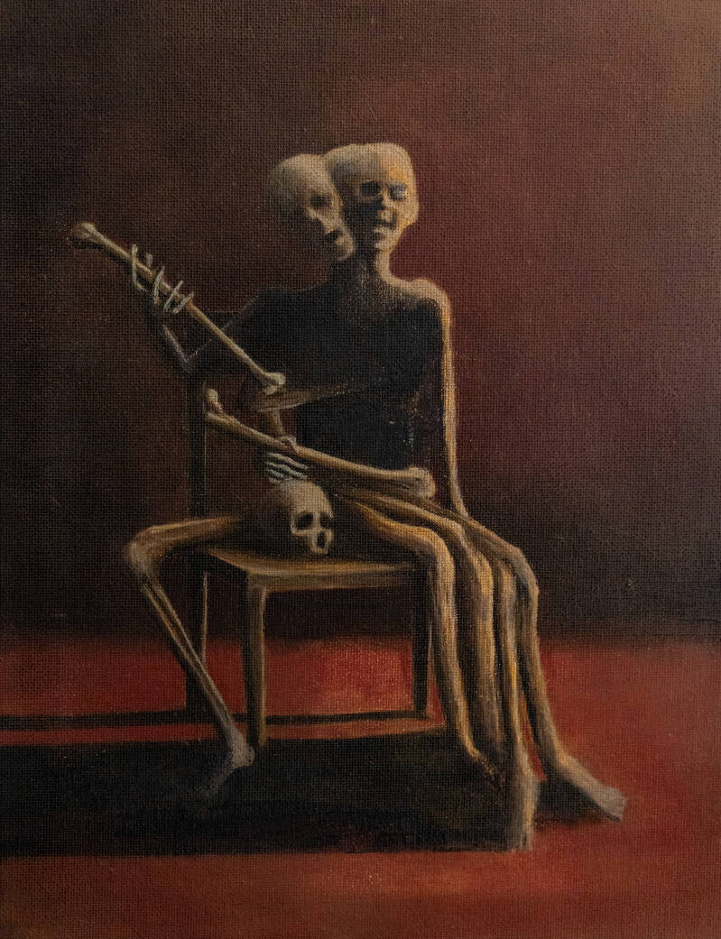 Second apparition (first version) 30 x 24