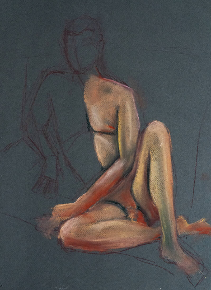 Soft pastels.