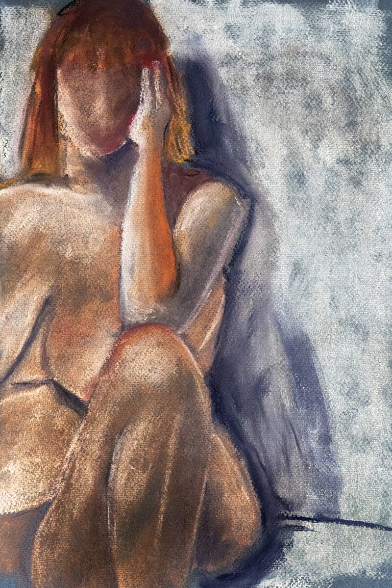 Soft pastels.