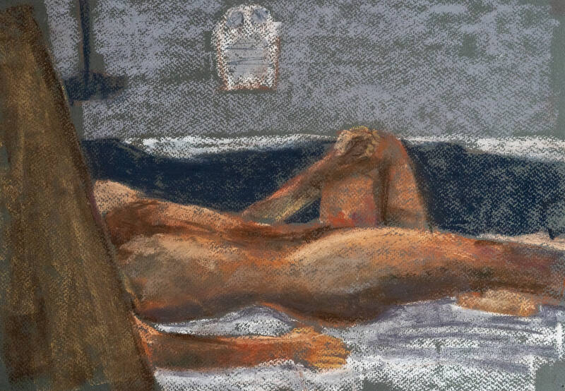 Soft pastels.