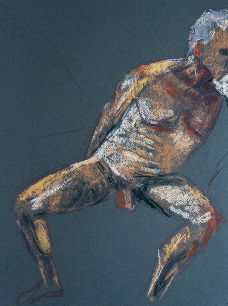 Soft pastels.