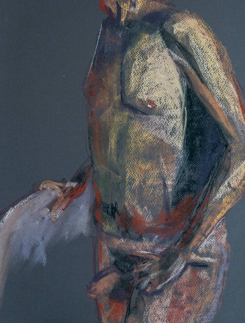 Soft pastels.
