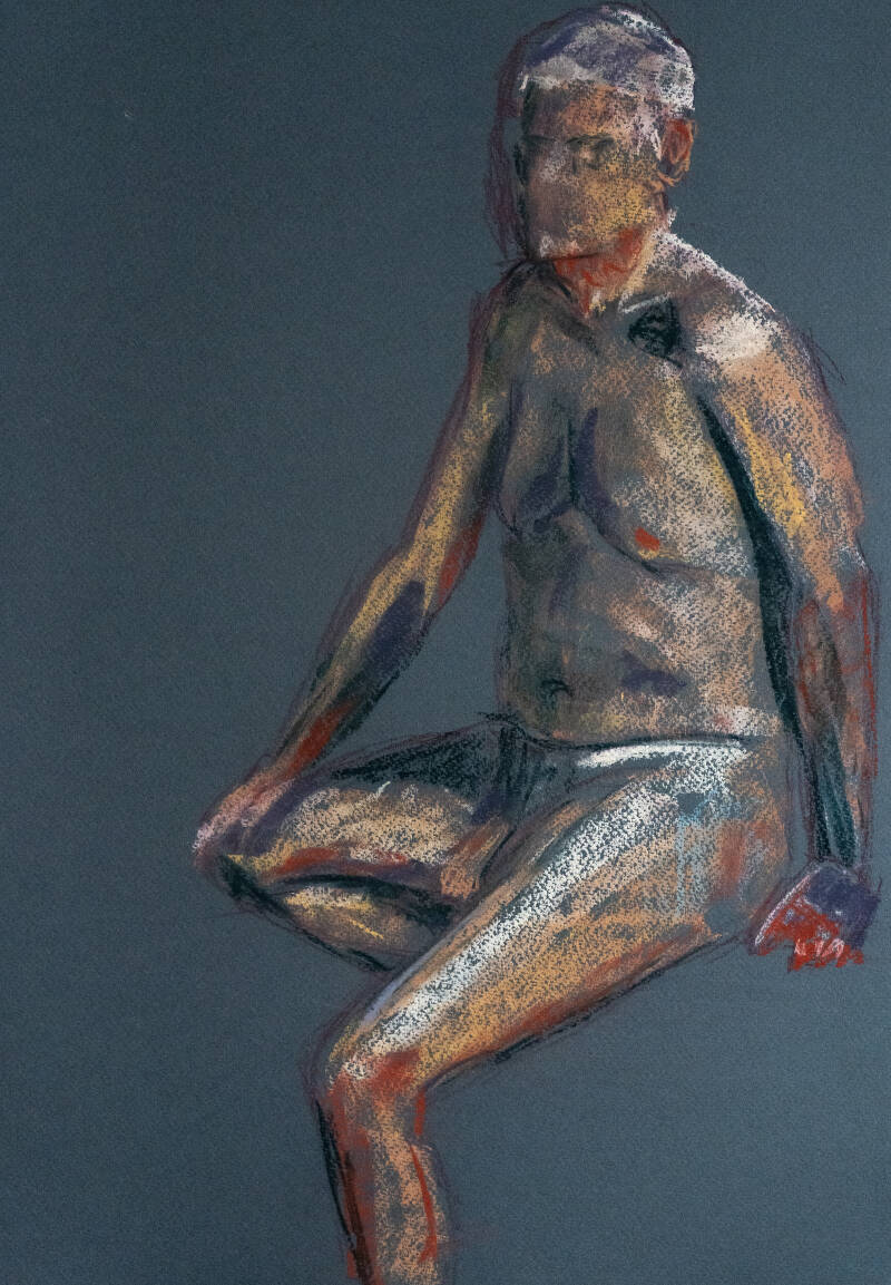 Soft pastels.