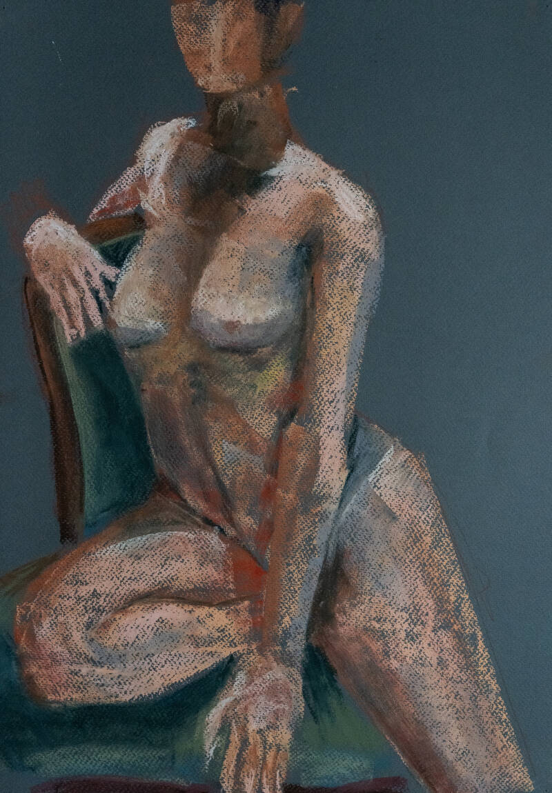 Soft pastels.