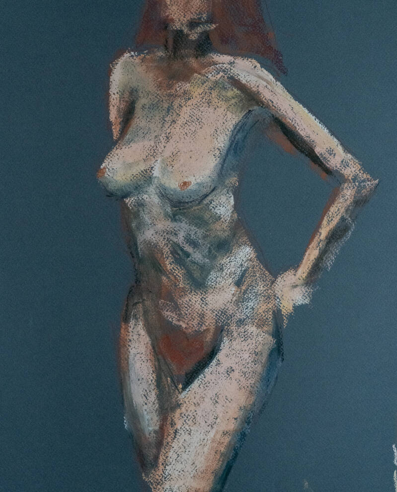 Soft pastels.