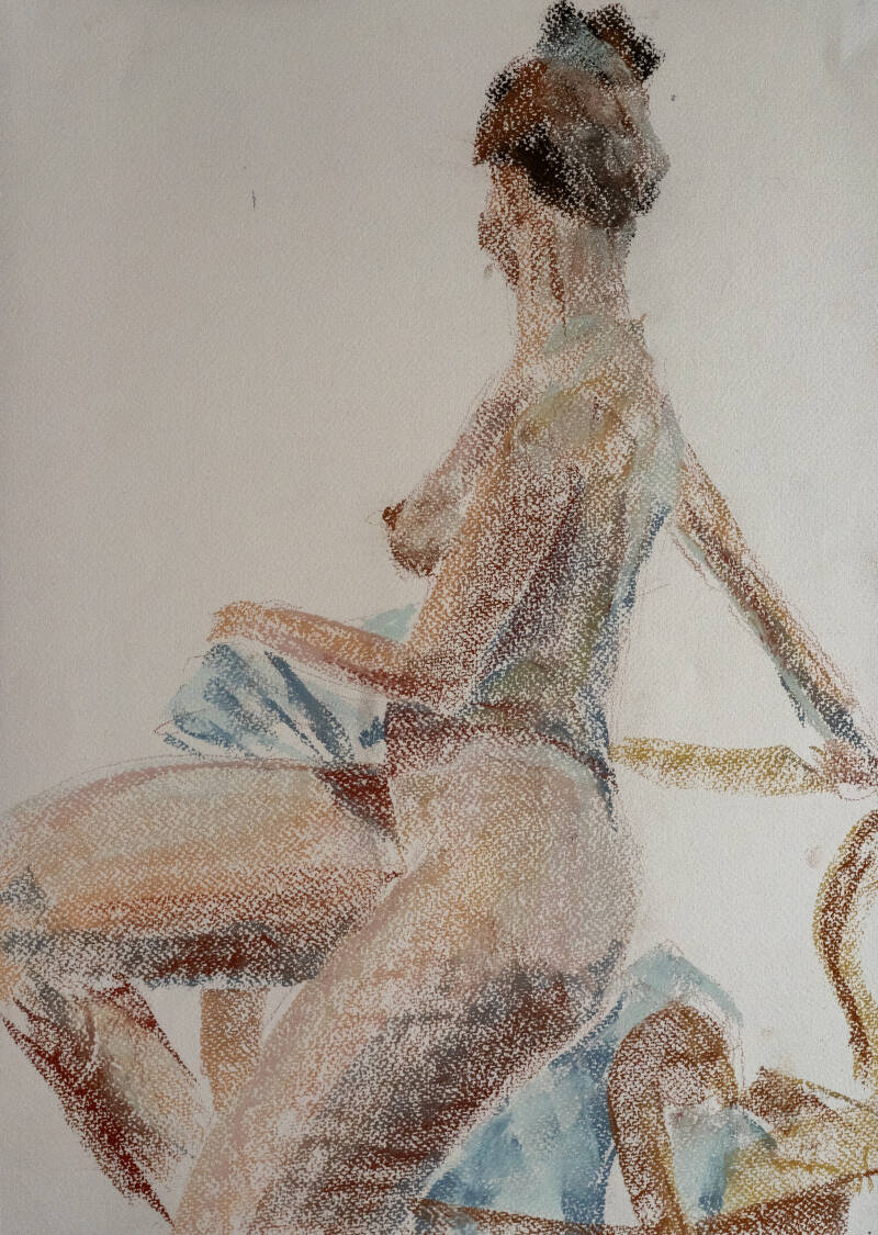Soft pastels.
