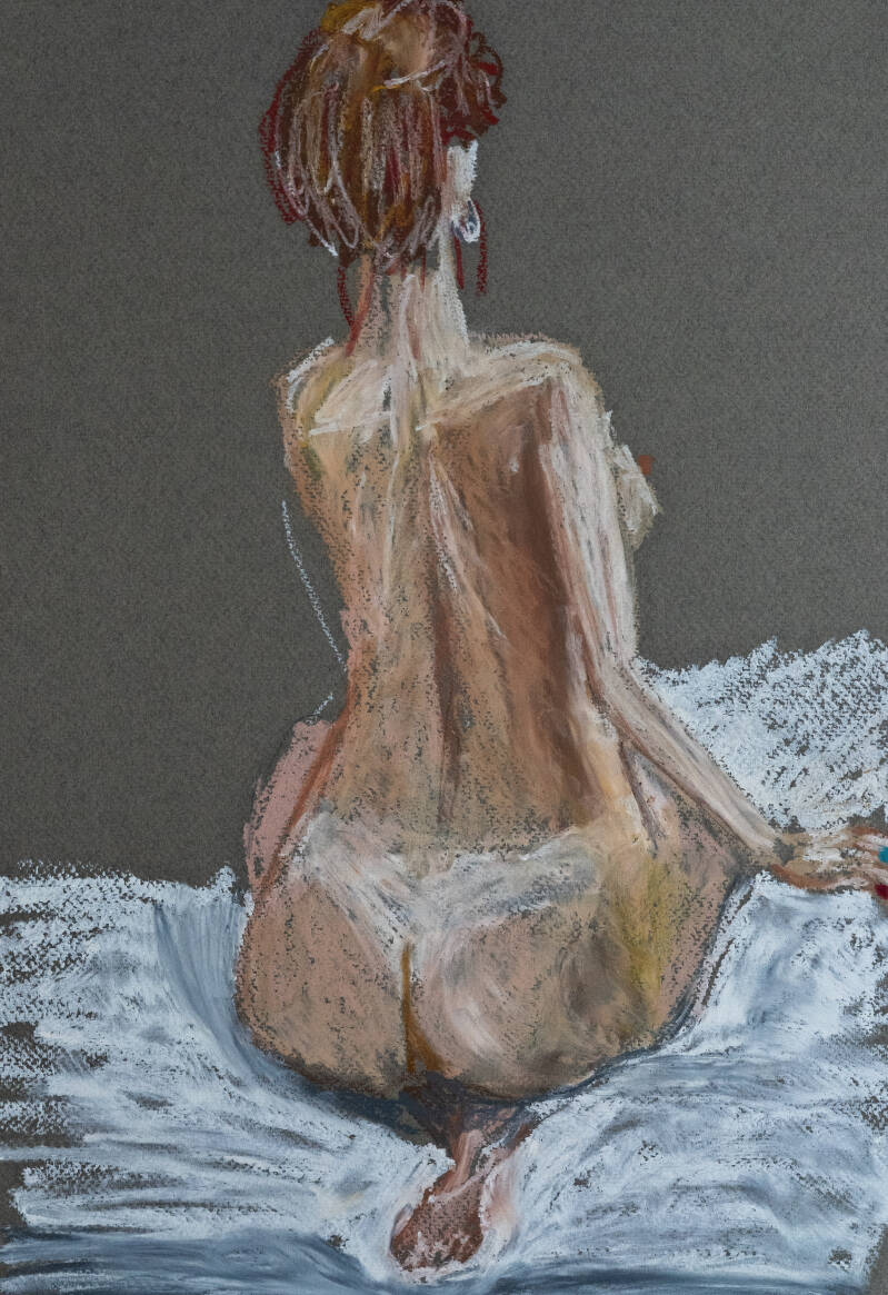 Soft pastels.