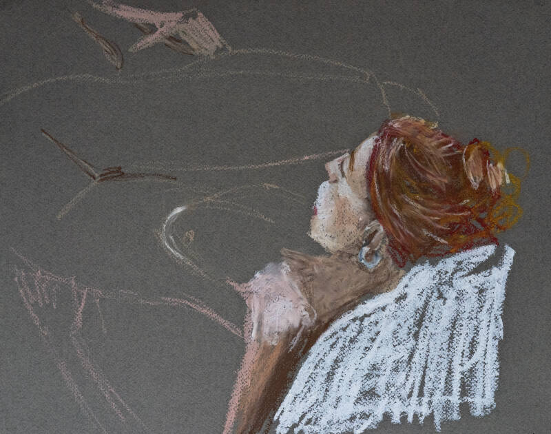 Soft pastels.