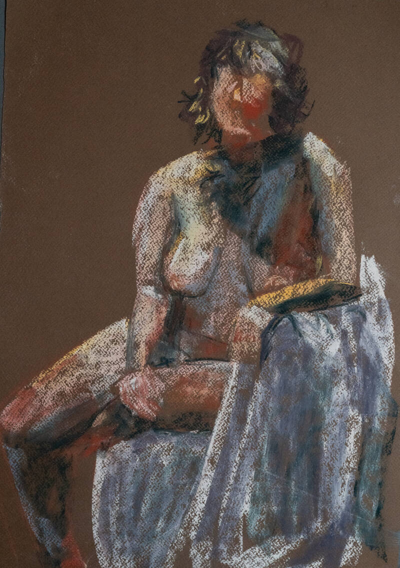 Soft pastels.